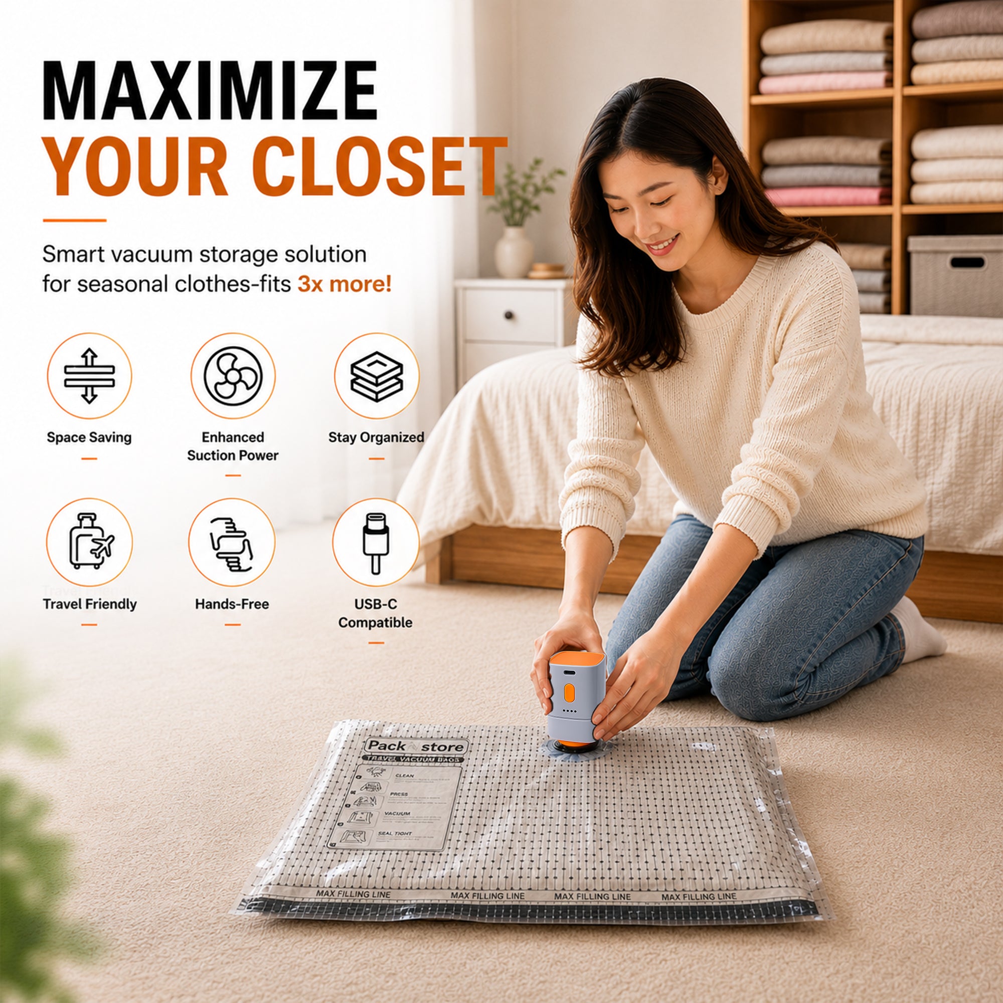 Vacuum Storage Bag - Smart Storage Smarter Living