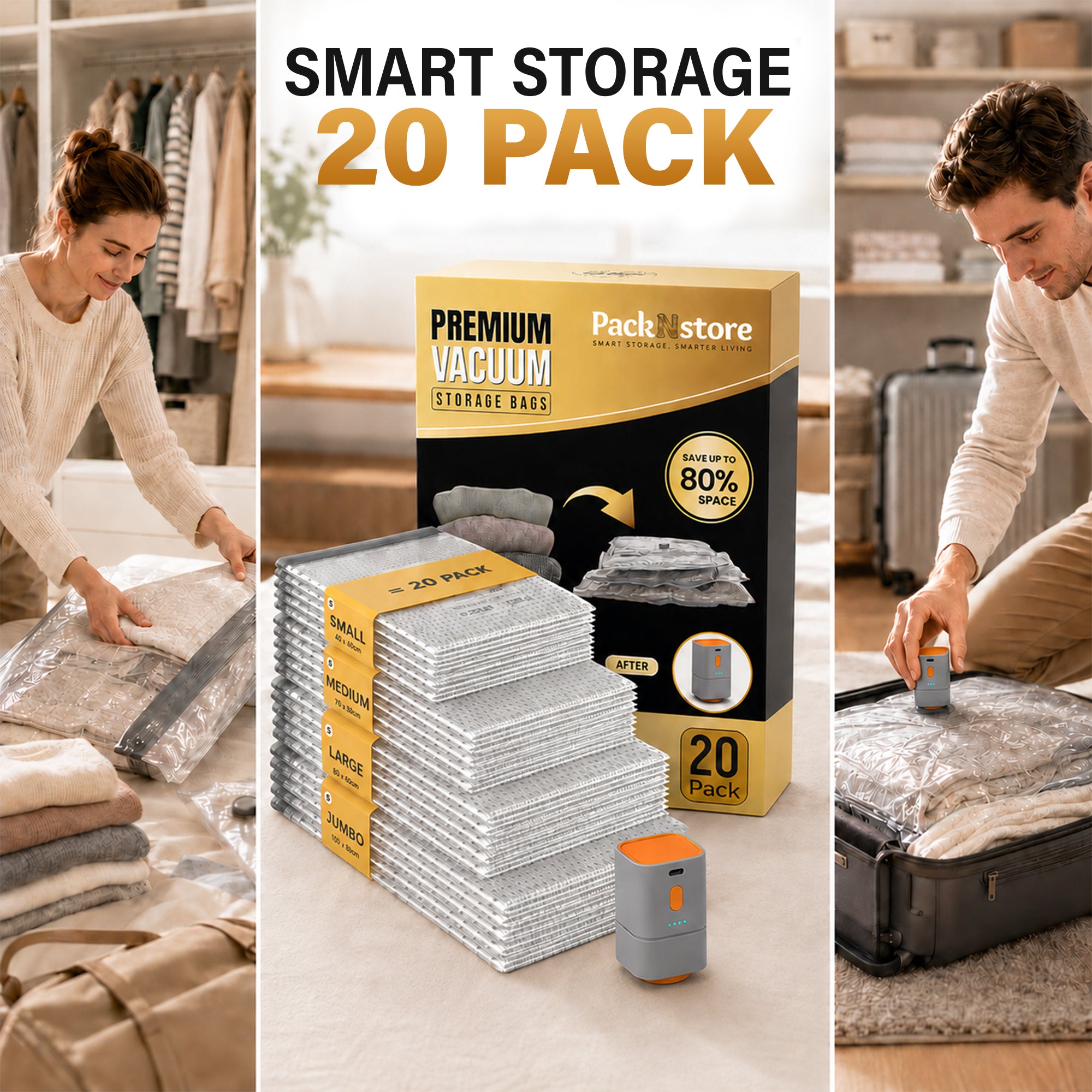 Vacuum Storage Bag - Smart Storage Smarter Living